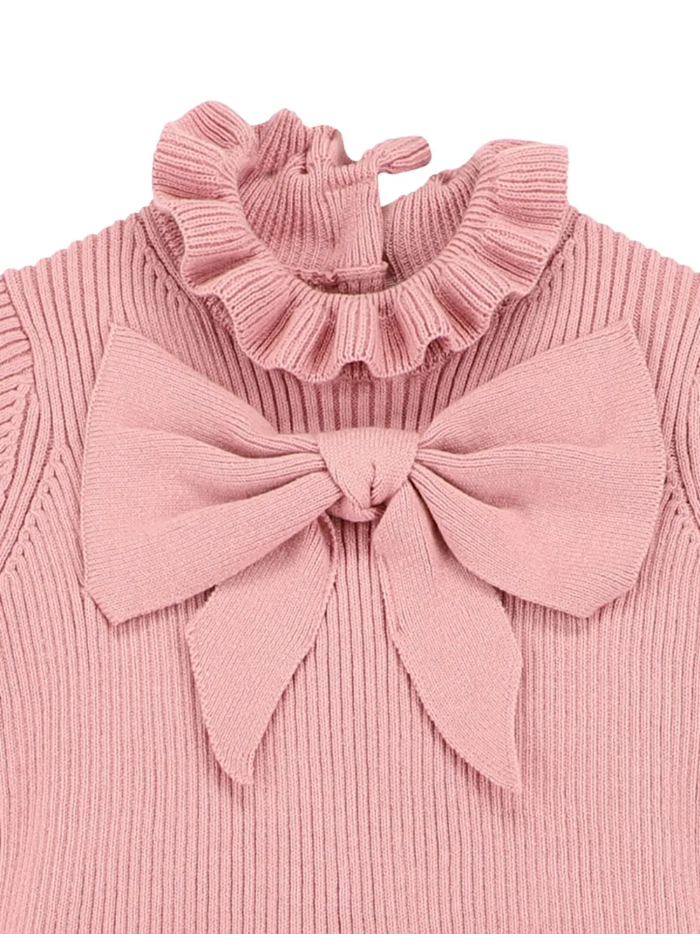 ANGEL'S FACE KIDS bow-detail tulle dress - Roze