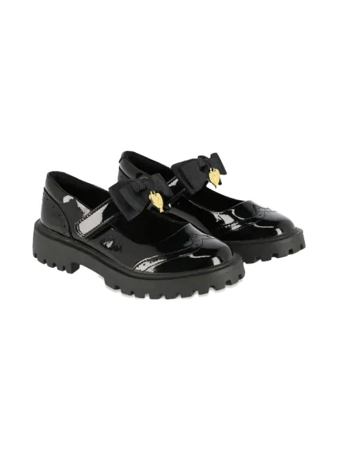 ANGEL'S FACE KIDS patent-leather bow ballerina