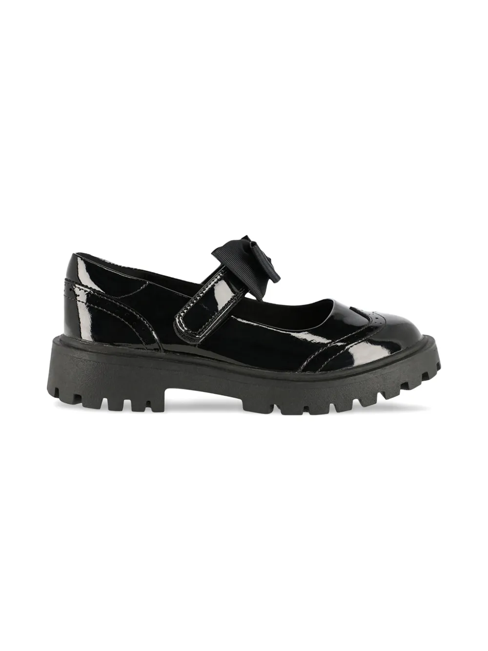 ANGEL'S FACE KIDS patent-leather bow ballerina - Zwart