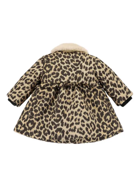 ANGEL'S FACE KIDS leopard-print ruffled coat