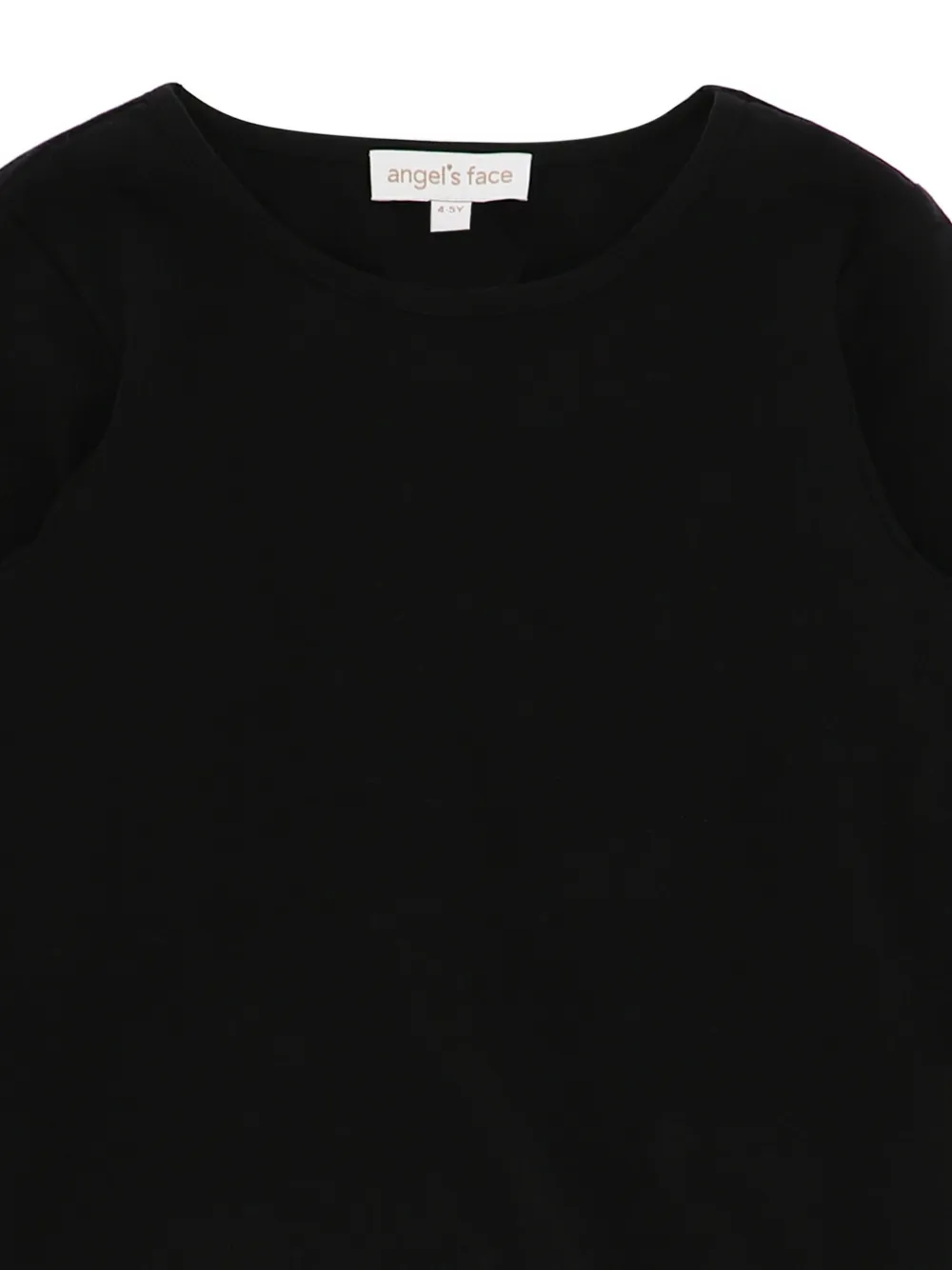 ANGEL'S FACE KIDS Top met ruches en manchetten BLACK