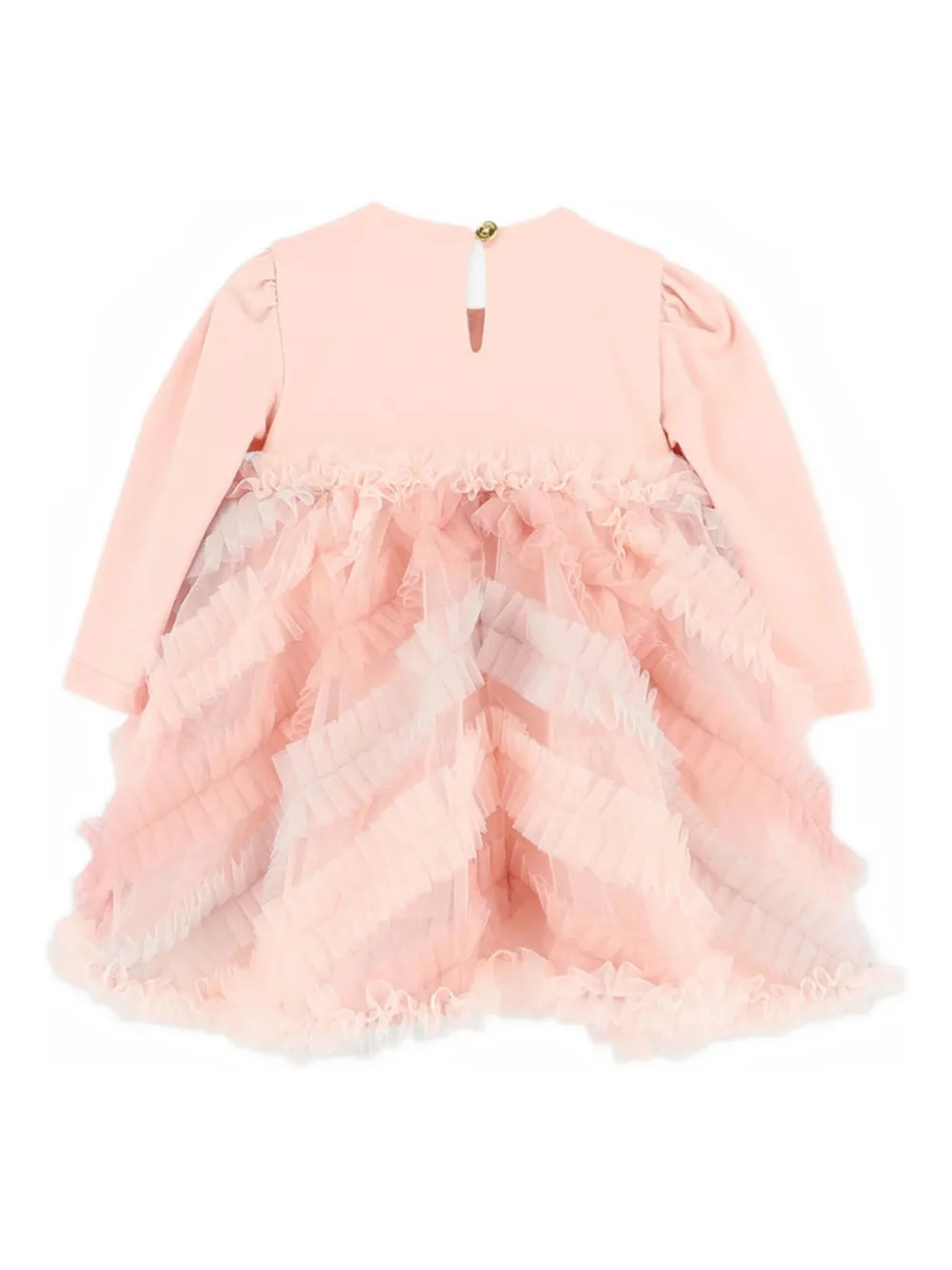 Angel's Face Jurk met ruches en strikdetail - Roze