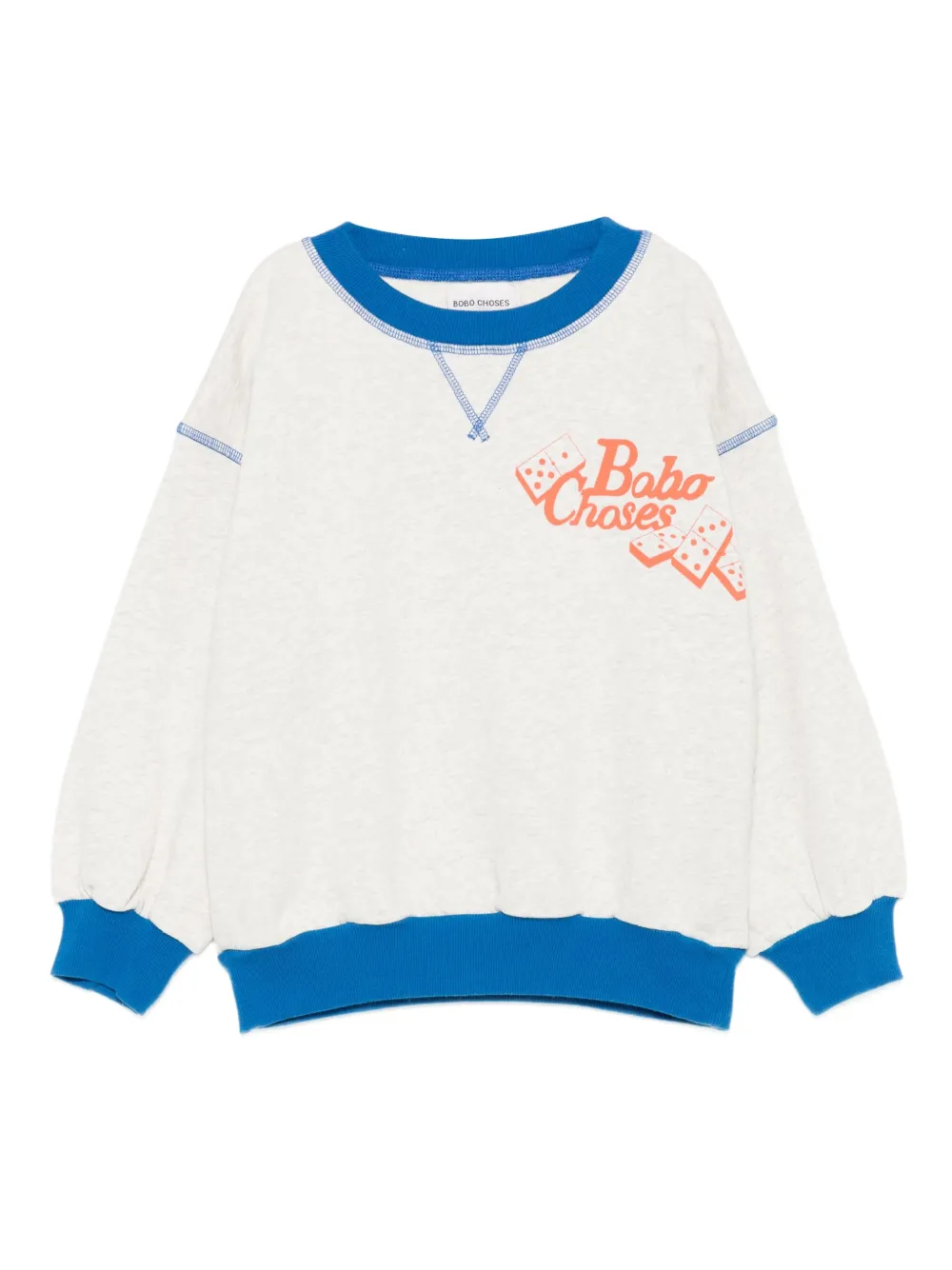 Bobo Choses dropped-shoulders sweatshirt | Grey | Image 1