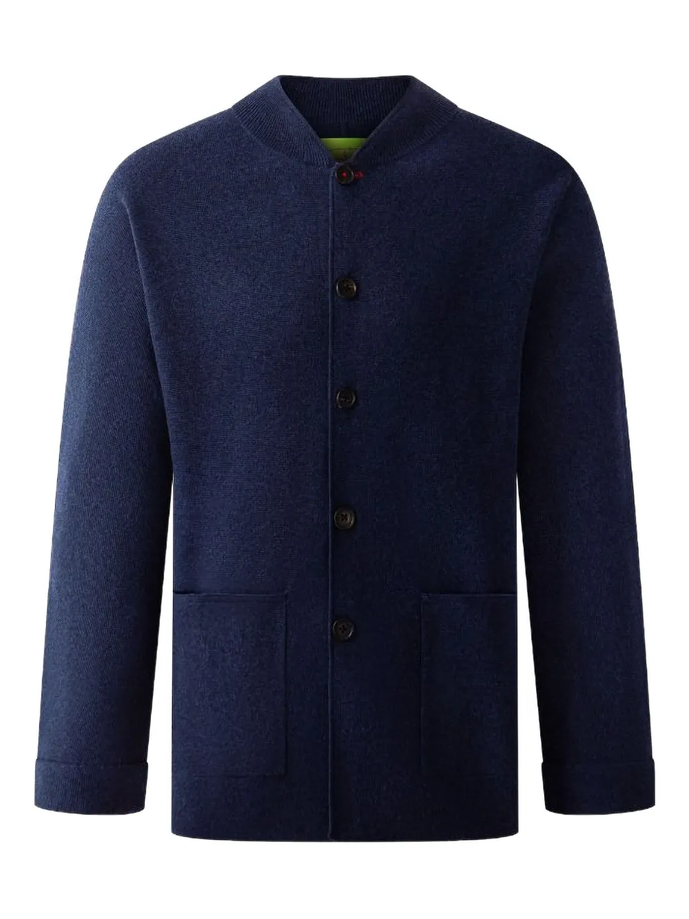 buttoned wool-cashmere blend cardigan