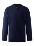 Shanghai Tang buttoned wool-cashmere blend cardigan - Blue