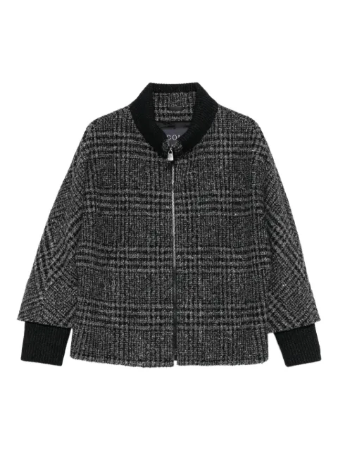 Cinzia Rocca check-pattern zip-front jacket