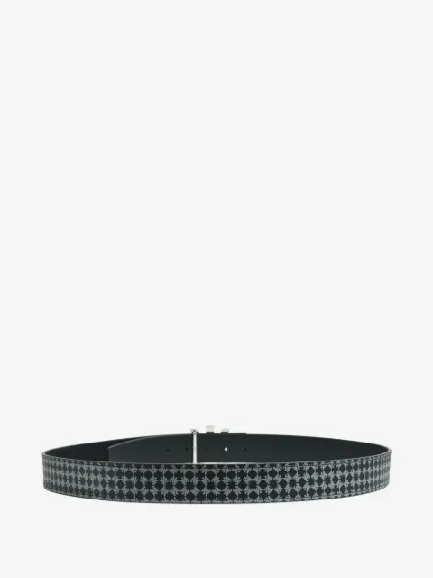 AMIRI monogram-pattern leather belt