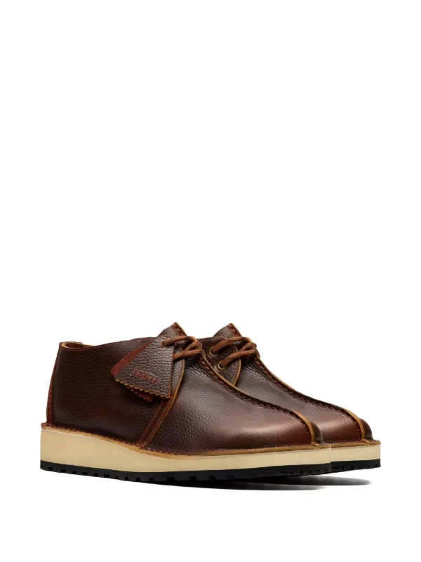 Clarks Originals Leather lace-up Boots | Brown | FARFETCH display picture 1