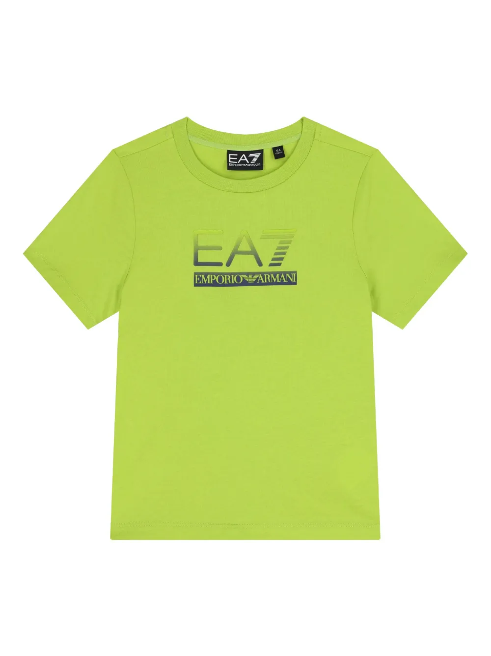 Emporio Ar i Kids logo T-shirt Groen