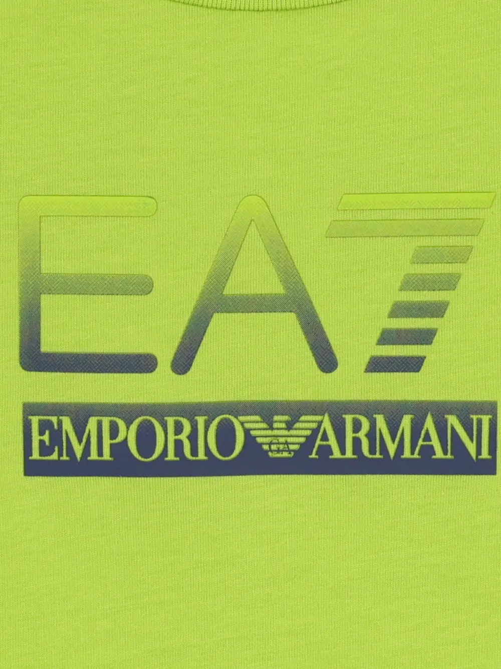 Emporio Armani Kids logo T-shirt Groen