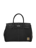 ANOTHER CHANCE logo-patch tote bag - Black