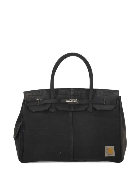 ANOTHER CHANCE logo-patch tote bag