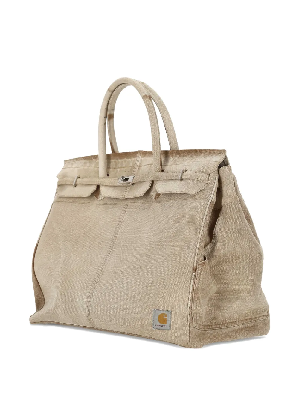 Another Chance Canvas Tote Bag In Neutral
