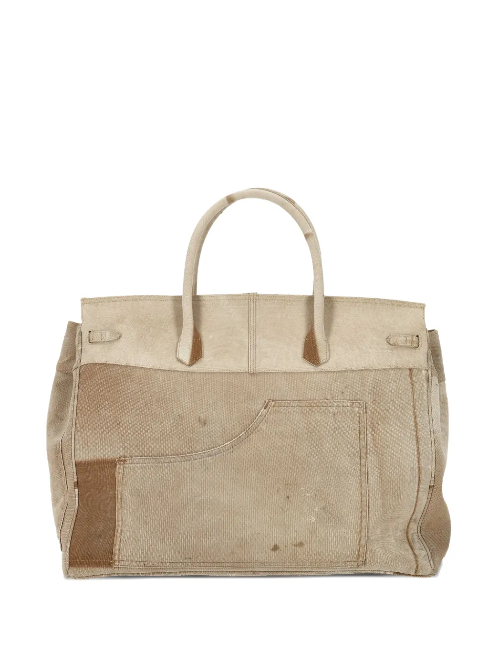ANOTHER CHANCE canvas tote bag - Beige