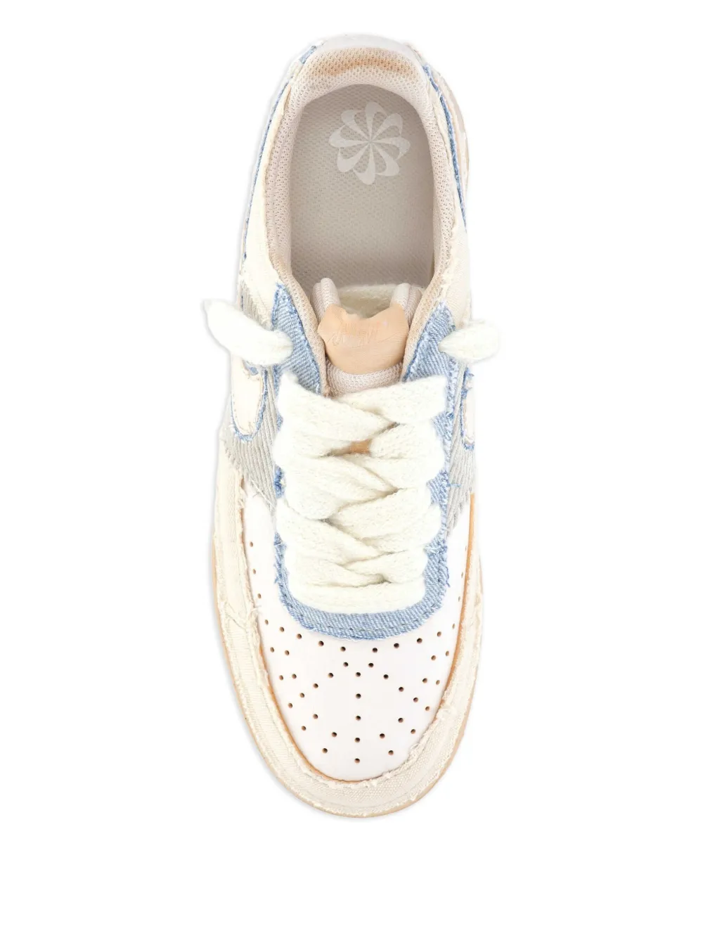 Seddy's Customised Corduroy Sneakers In Neutral