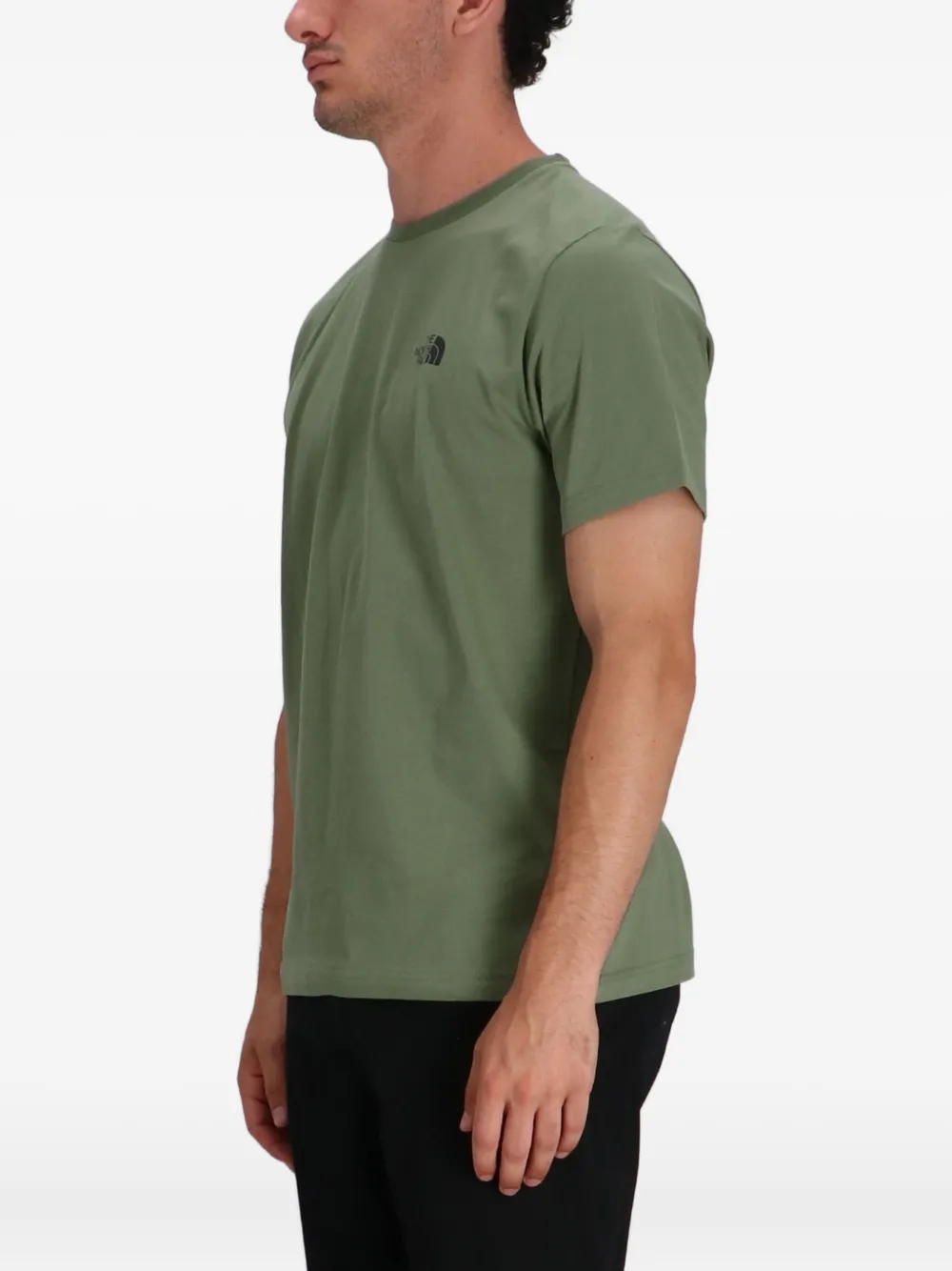 The North Face T-shirt met logo en grafische print Groen