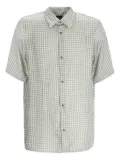 Armani Exchange geometric-print short-sleeved shirt - Green