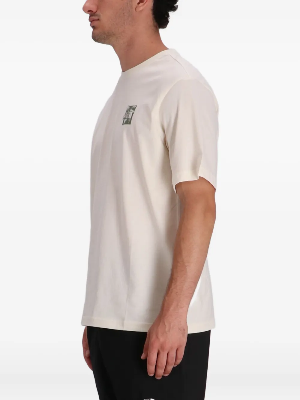 The North Face Connect katoenen T-shirt met grafische print Beige