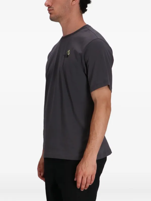 The North Face floral-detail Cotton T-shirt | Grey | FARFETCH
