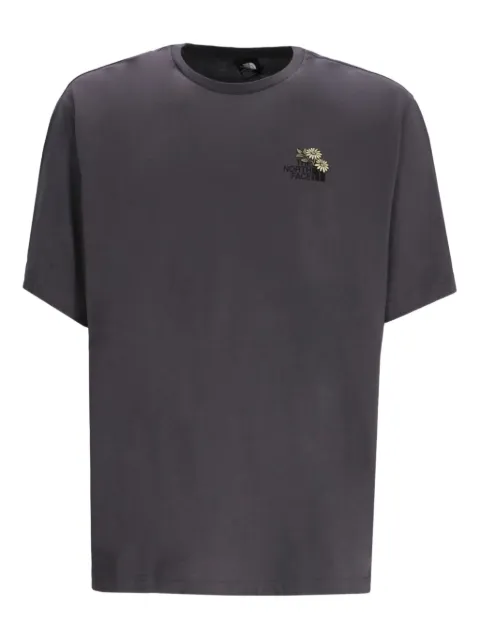 The North Face floral-detail cotton T-shirt