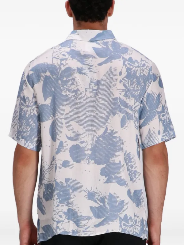 Armani Exchange フローラル シャツ | ブルー | FARFETCH JP