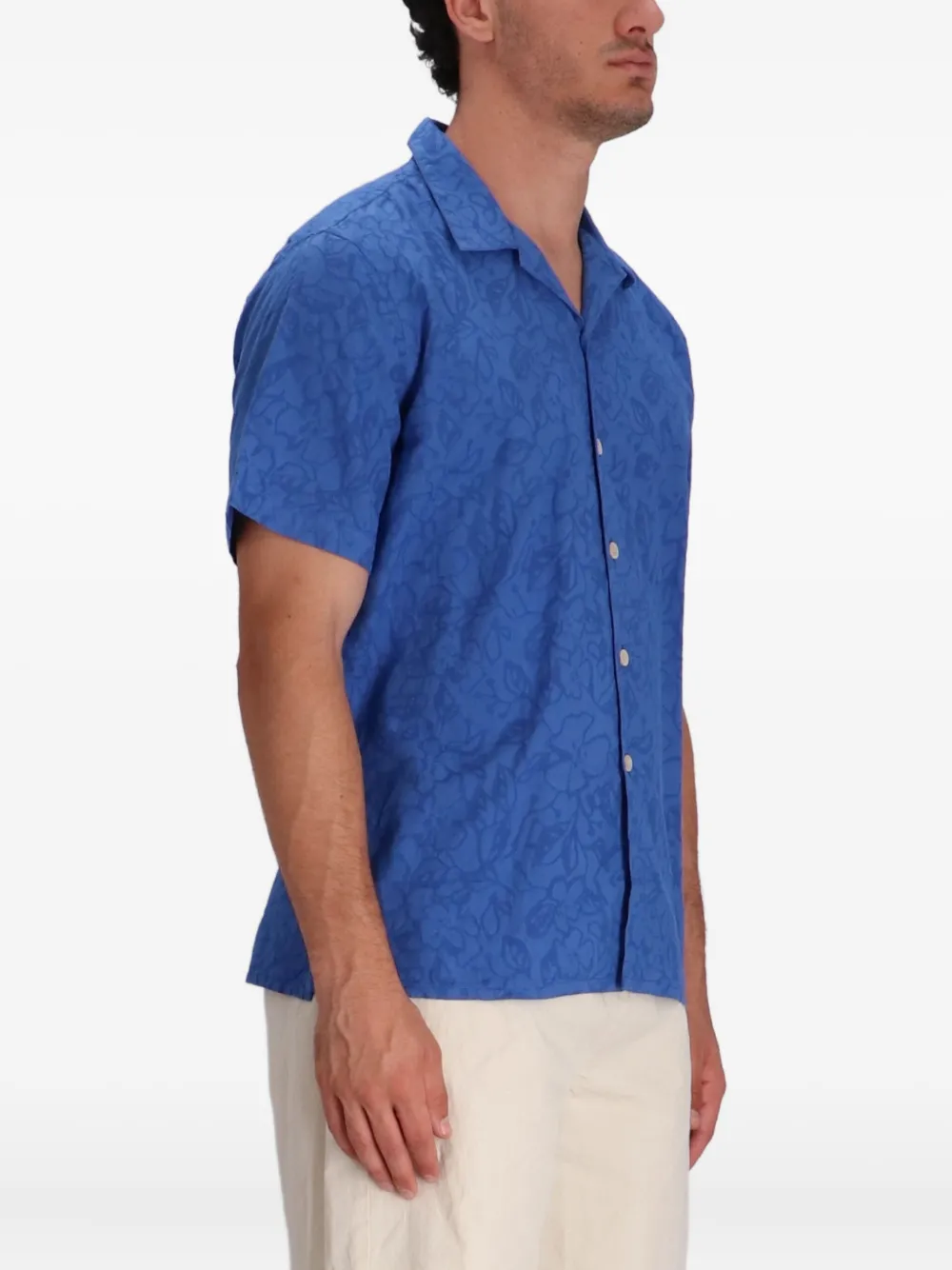 Paul Smith Overhemd met bloemenprint Blauw