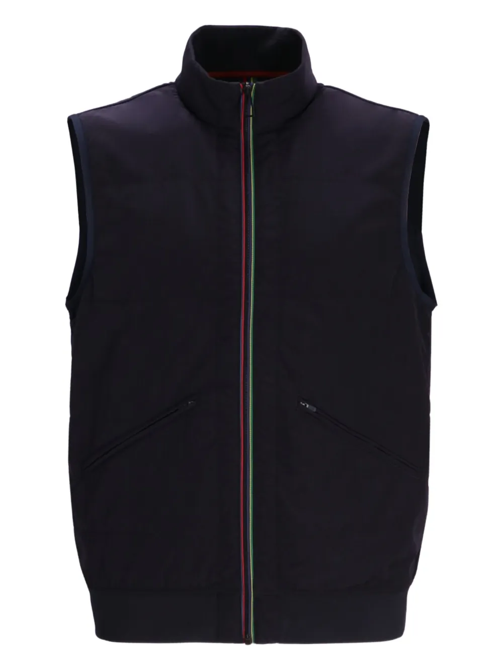 PS Paul Smith Gestreept gilet met ritssluiting Blauw