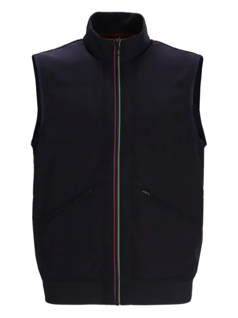 PS Paul Smith zip-fastening striped waistcoat