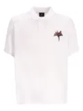 Paul Smith floral-detail polo shirt - White