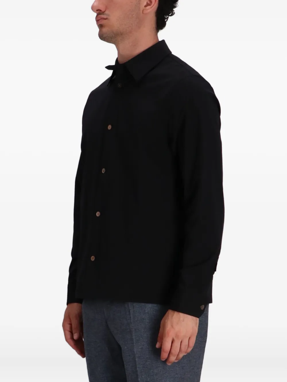 Paul Smith Overhemd met knoopsluiting Zwart