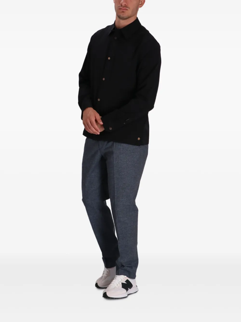 Paul Smith Overhemd met knoopsluiting - Zwart