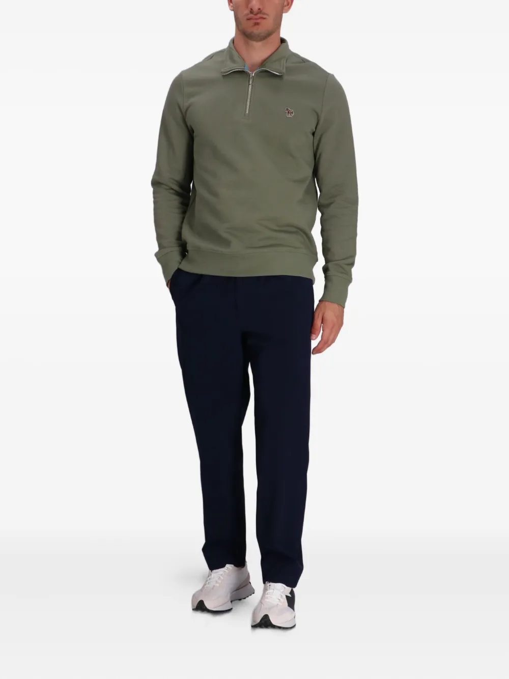 Paul Smith Sweater met logopatch - Groen