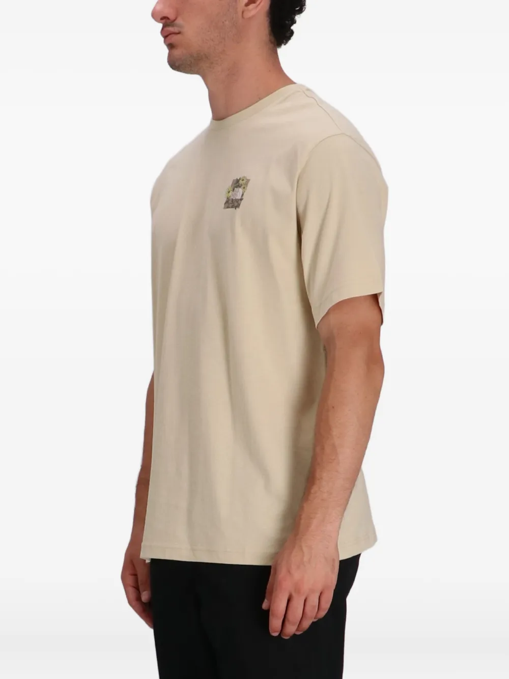 The North Face Connect T-shirt met bloemenprint Beige