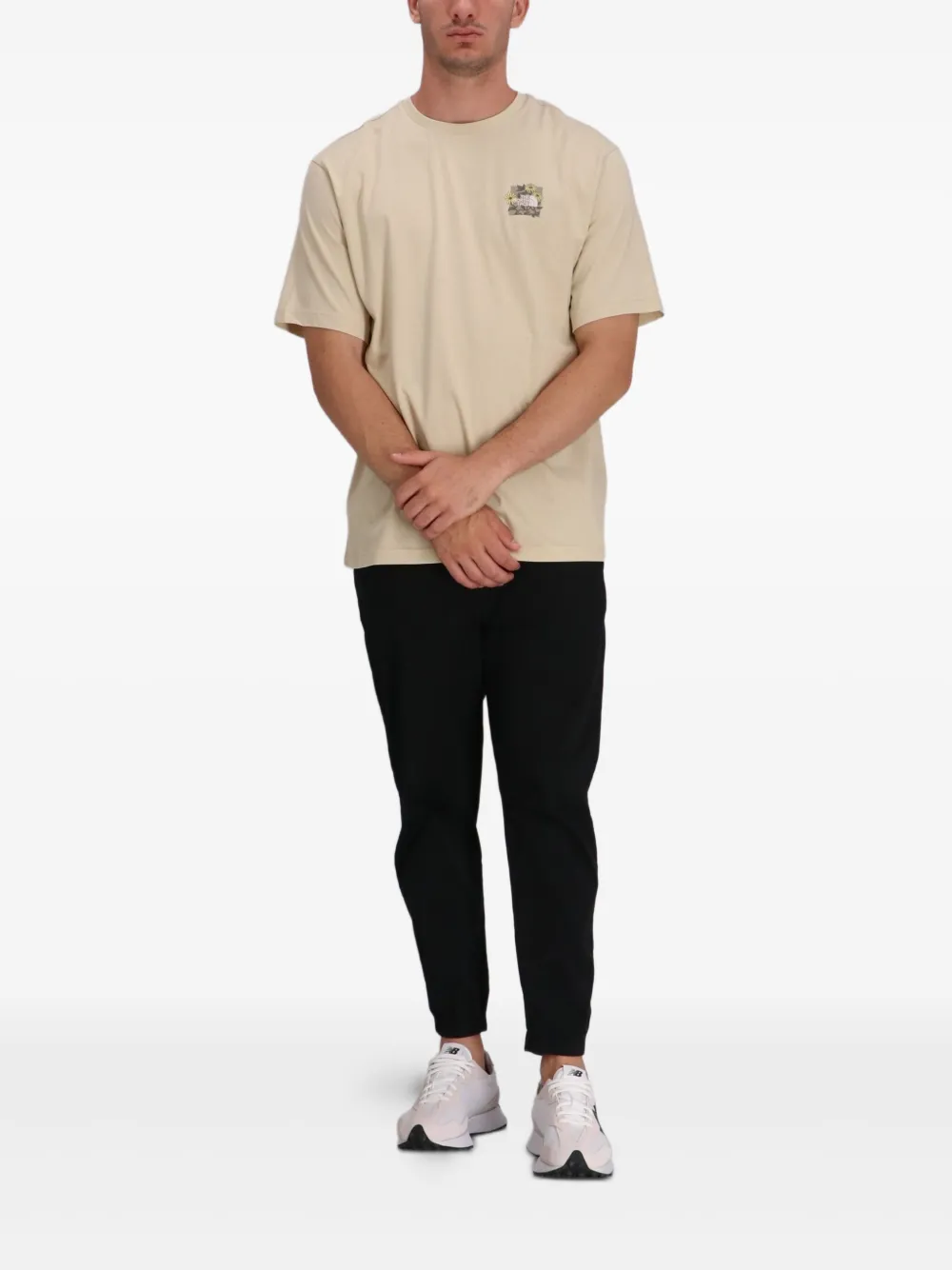 The North Face Connect T-shirt met bloemenprint - Beige