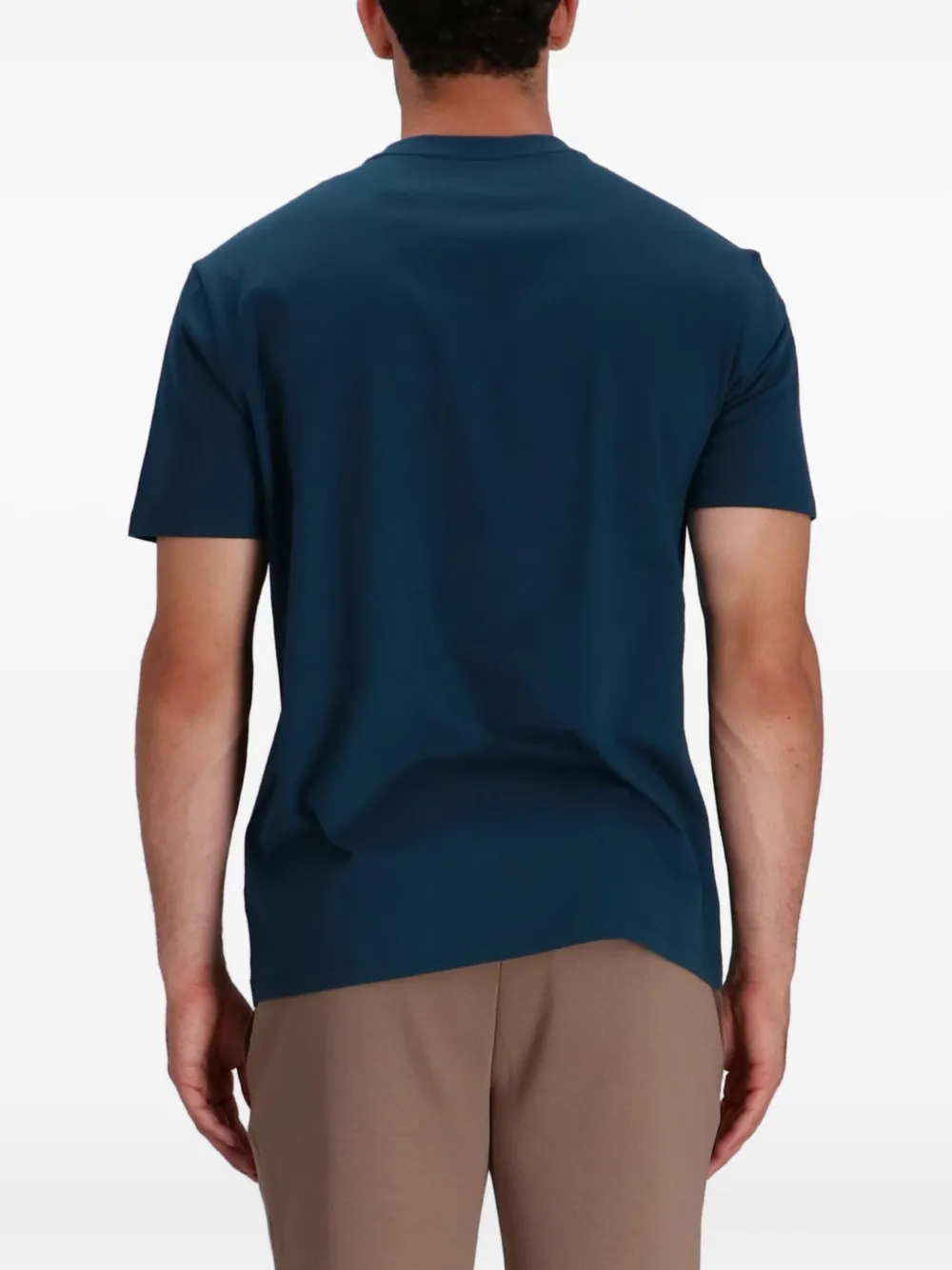 Armani Exchange T-shirt met logoprint Blauw