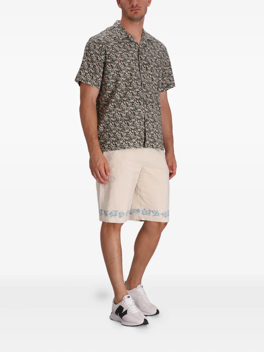 Paul Smith Katoenen overhemd met print - Zwart