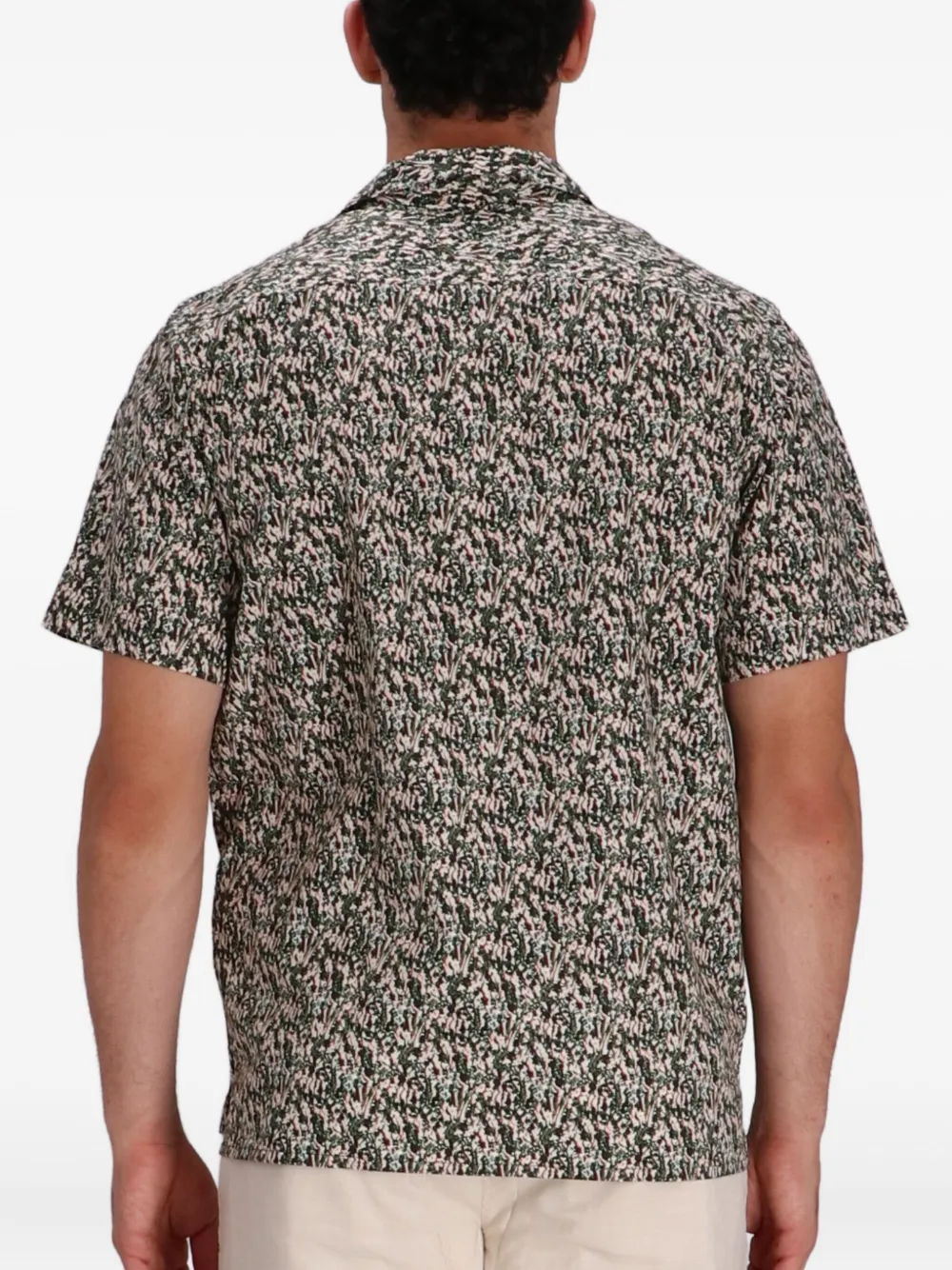 Paul Smith Katoenen overhemd met print Zwart
