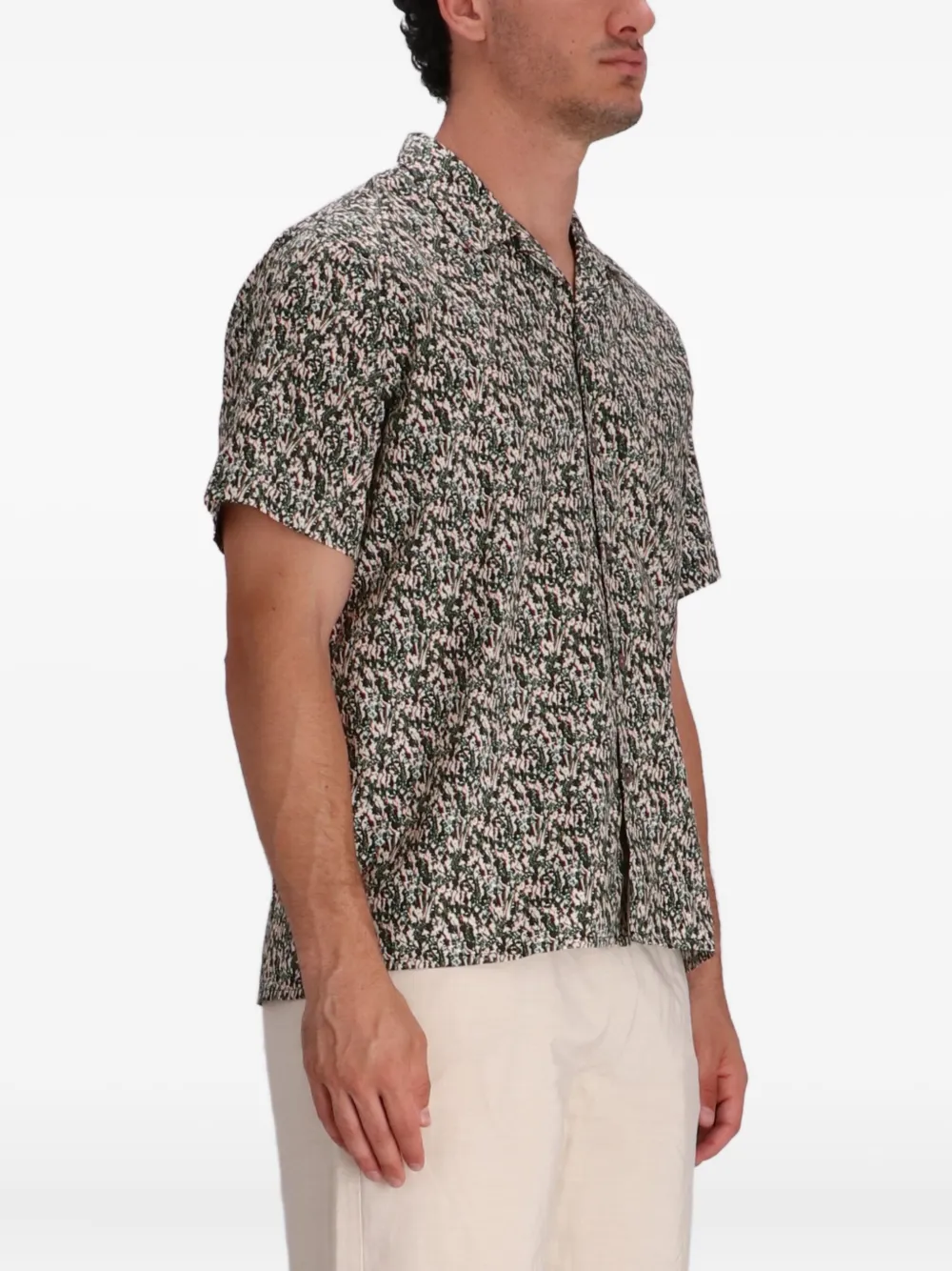 Paul Smith Katoenen overhemd met print Zwart