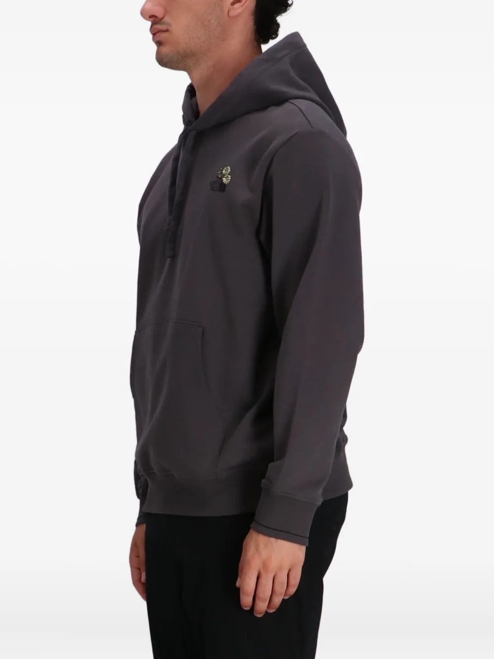 The North Face Connect hoodie met geborduurde bloem Grijs