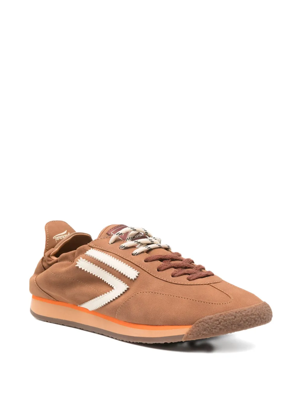 Puraai Panther sneakers met streepdetail - Bruin