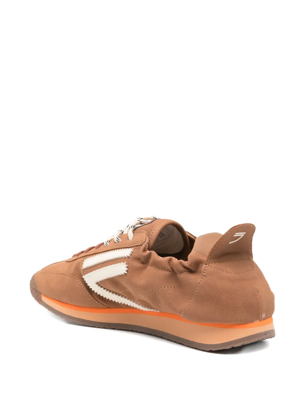 Puraai Panther Stripe-detail Sneakers In Brown