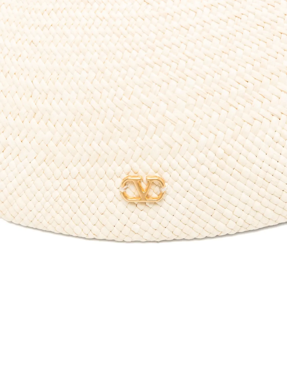 Valentino Garavani Hoed met strik - Beige