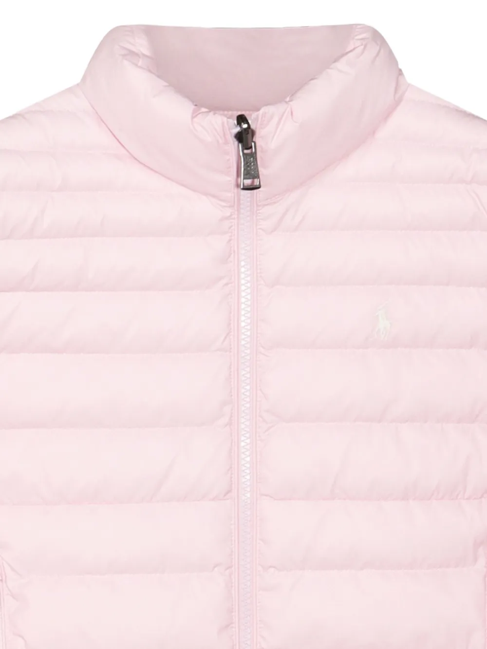 POLO RALPH LAUREN KIDS quilted zip-front jacket Roze
