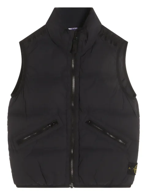 Stone Island Junior quilted zip-front gilet