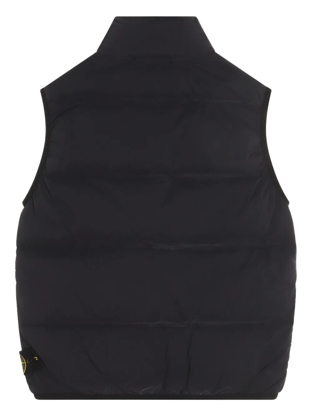 Stone Island Junior Gewatteerde bodywarmer met rits Blauw