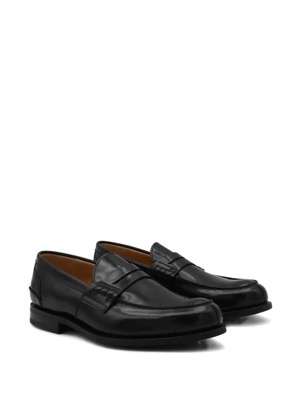 Church's leather penny loafers Black