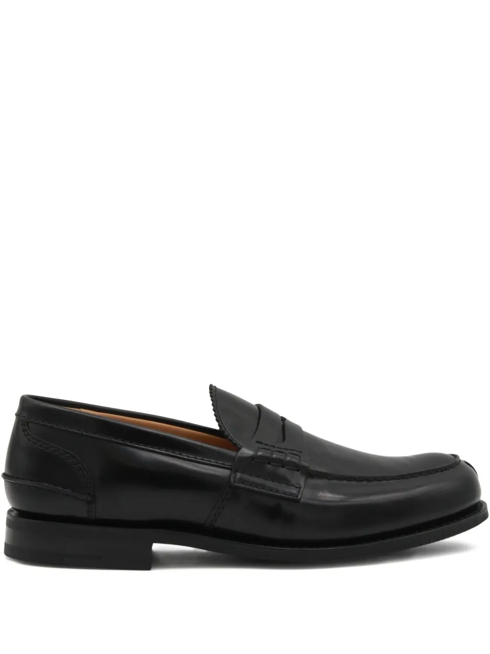 Church's leather penny loafers Black