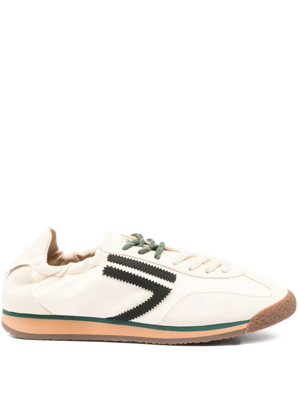 Puraai Panther stripe-detail sneakers Neutrals