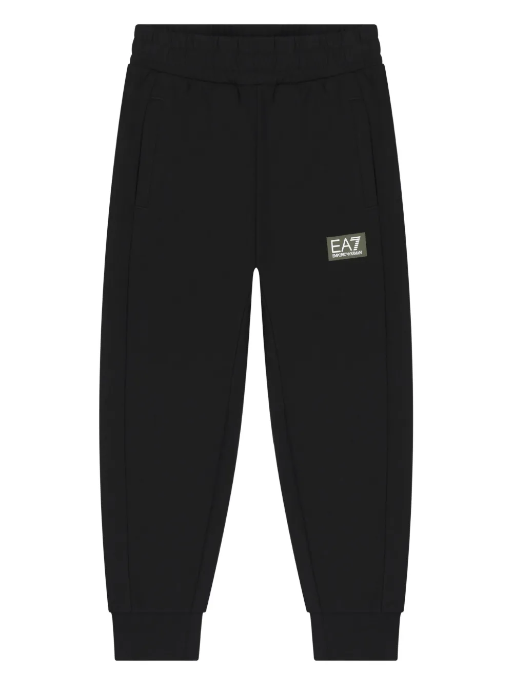 Emporio Ar i Kids eagle-logo track pants Zwart
