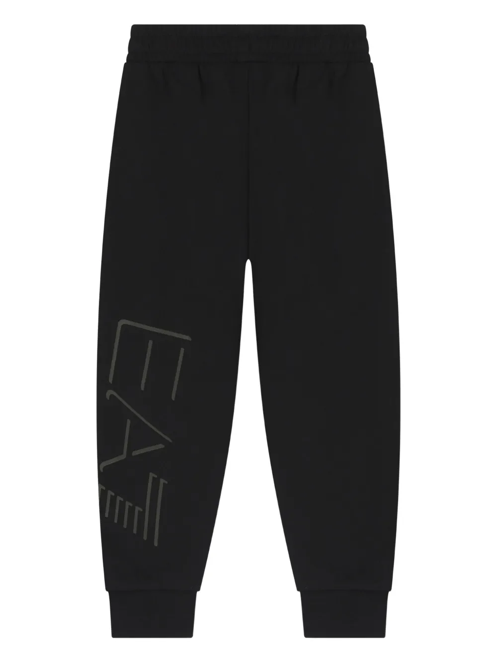 Emporio Armani Kids eagle-logo track pants Zwart